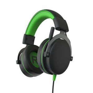 onn Xbox Wired Video Game Headset with 3.5mm Connector, Flip-to-Mute Mic, Coolin